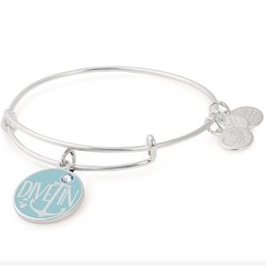 Alex and Ani “Dive In” bracelet (silver finish)